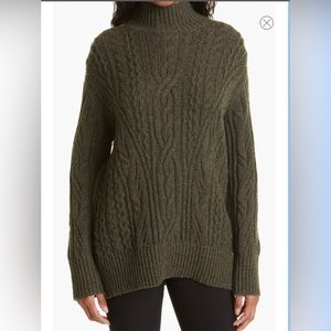 Vince Cable Extrafine Merino Wool Blend Mock Neck Sweater